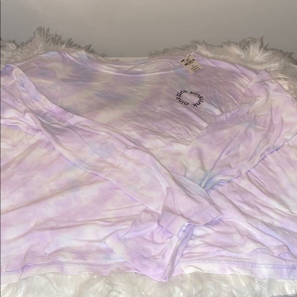 PINK Victoria’s Secret Tie-Dye Crop Tee